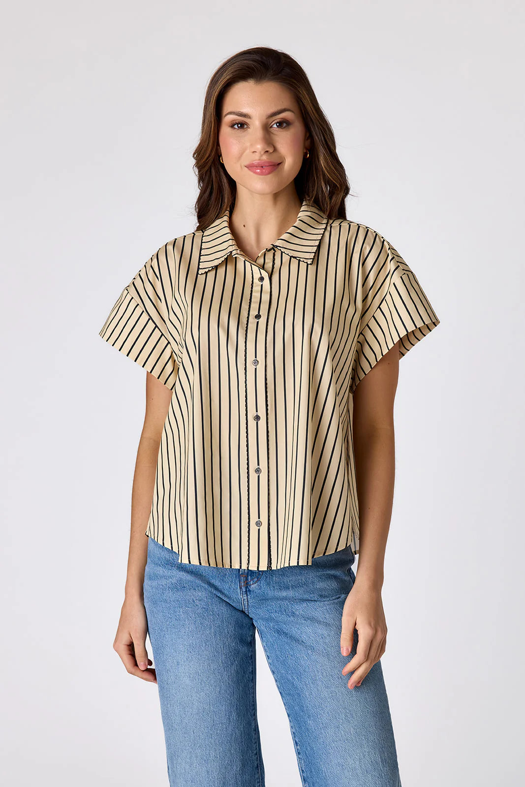 Albie Top - Petite Stripe