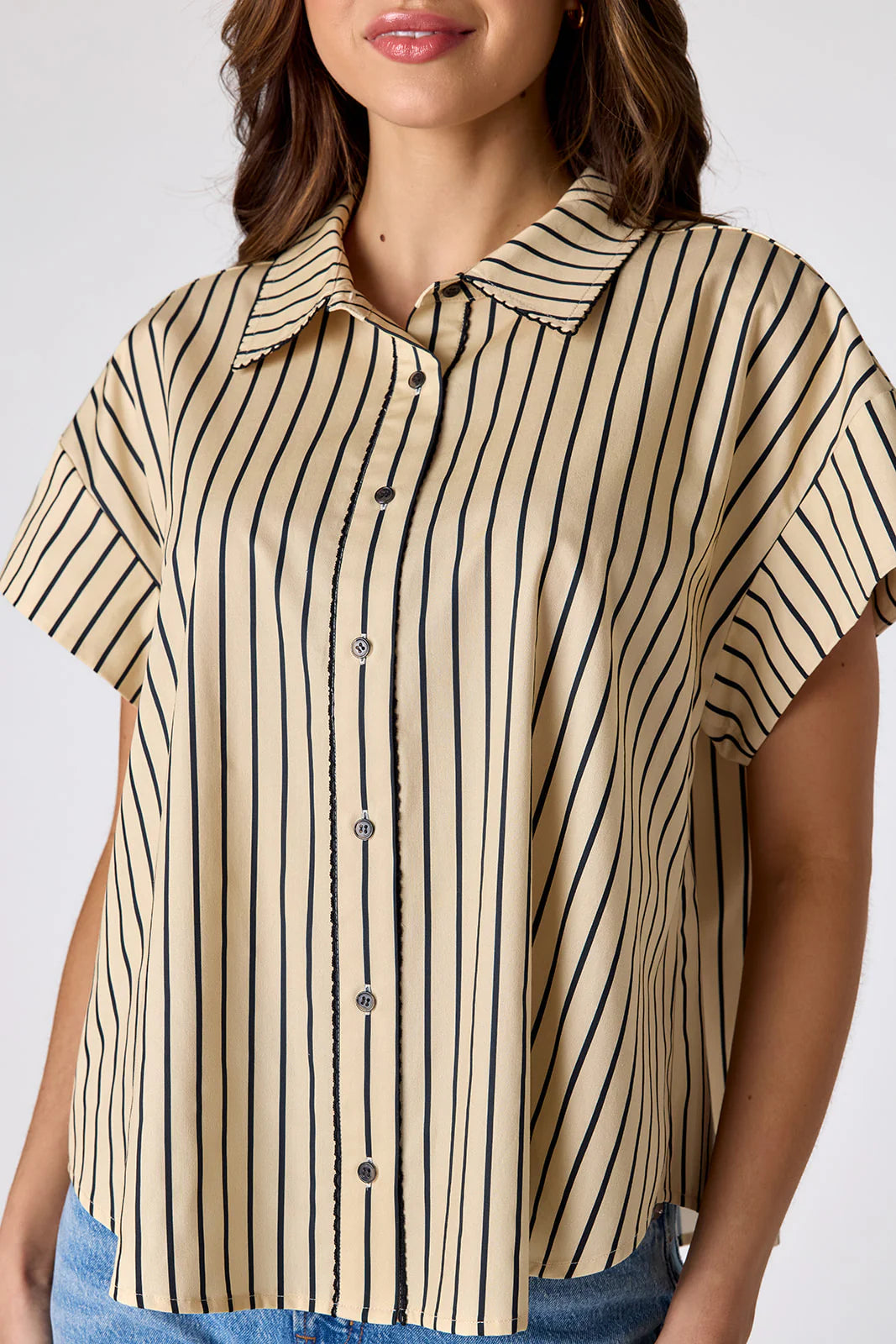 Albie Top - Petite Stripe
