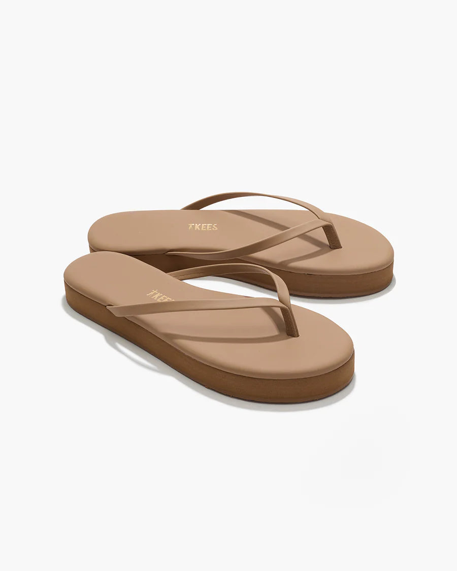 TKEES Lily Platforms Flip Flop Sandle - Cocobutter