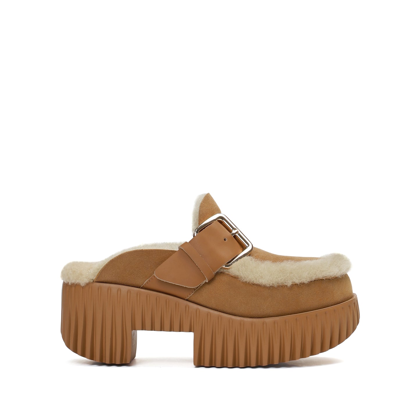 Plia Amber Clogs - Camel
