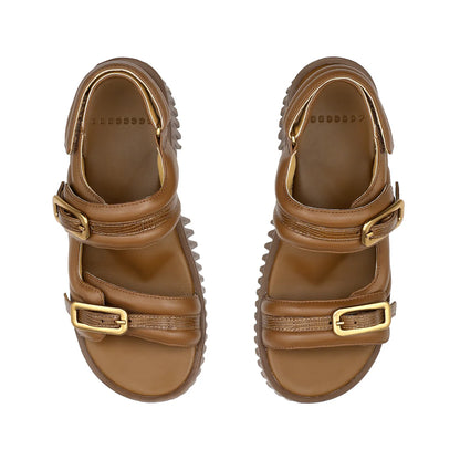 Plia Kiko Sandals - Brown