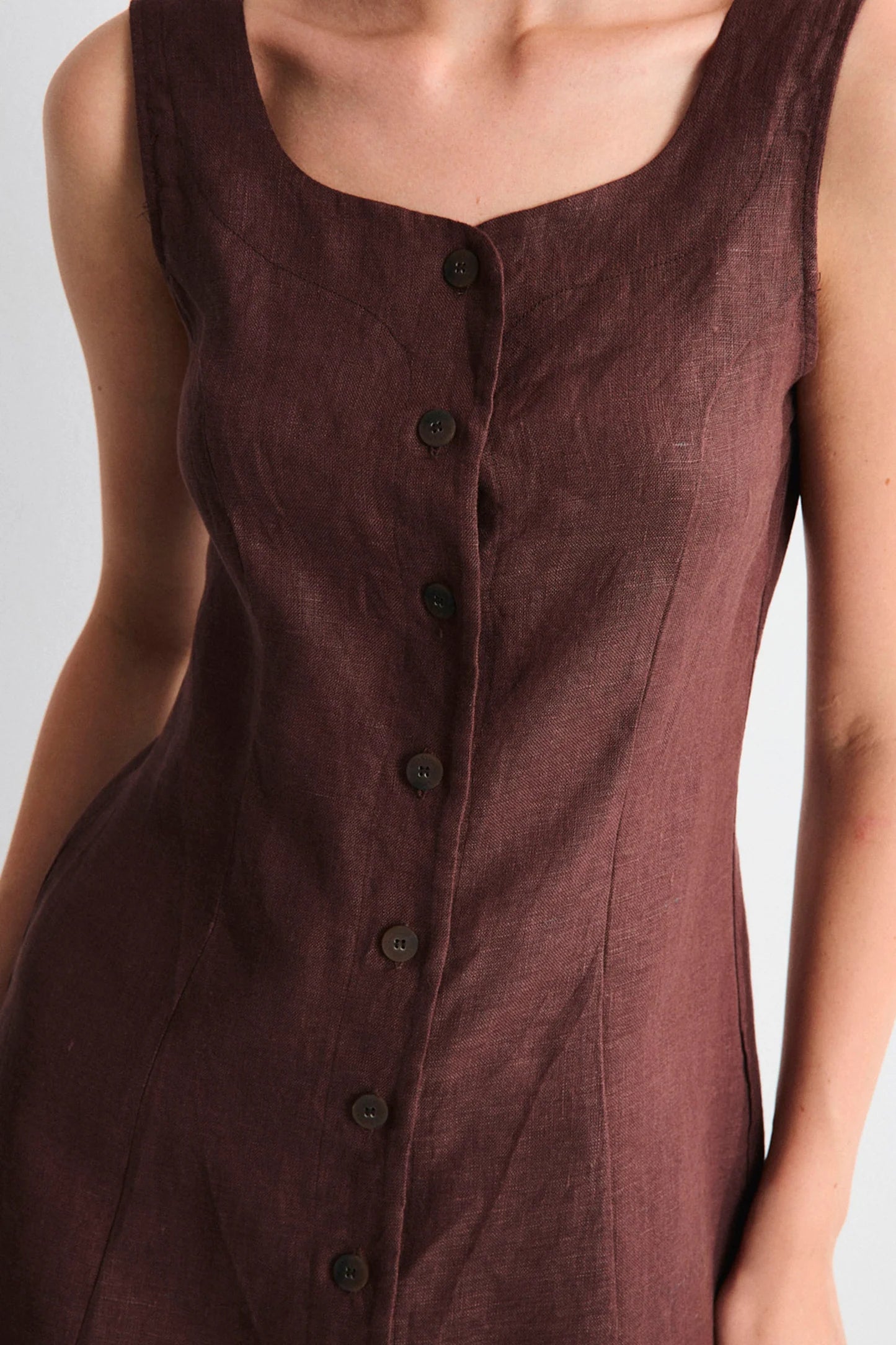 Arani Dress - Brown