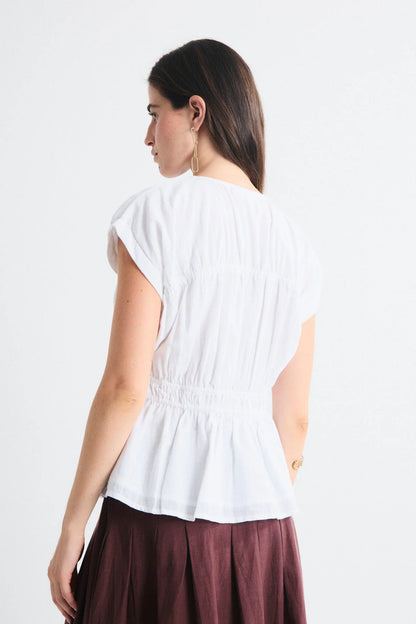 Greta Top - White