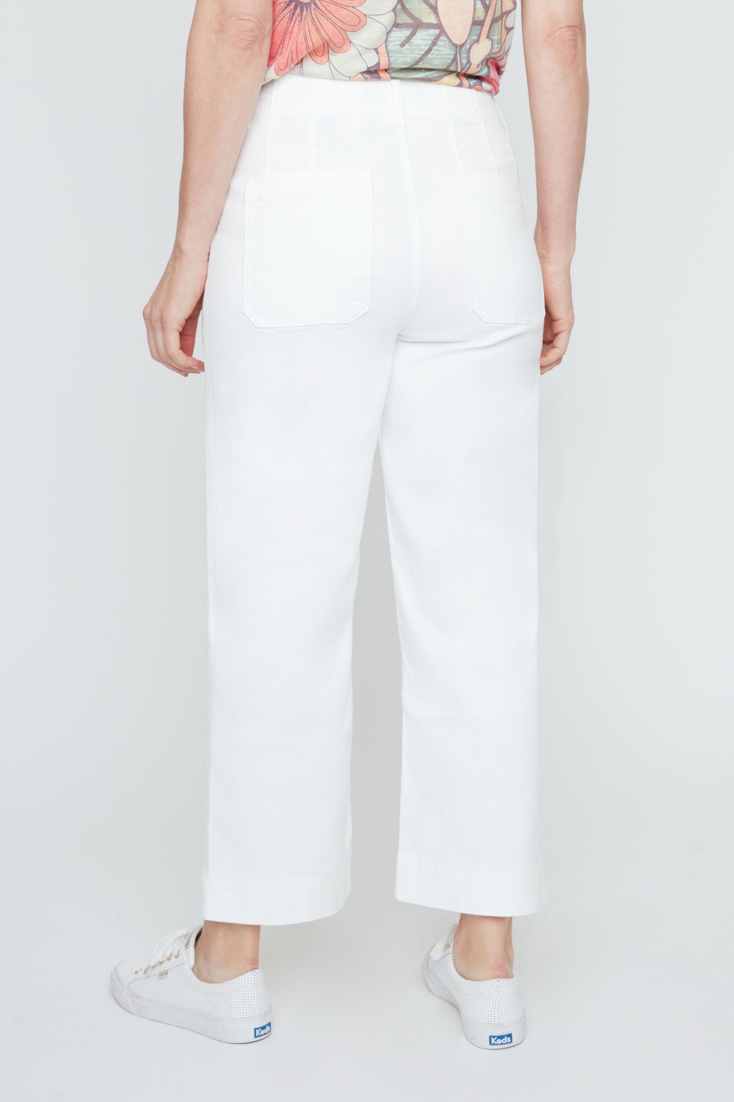 Layla Pocket Pant - Creme