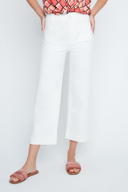 Layla Pocket Pant - Creme