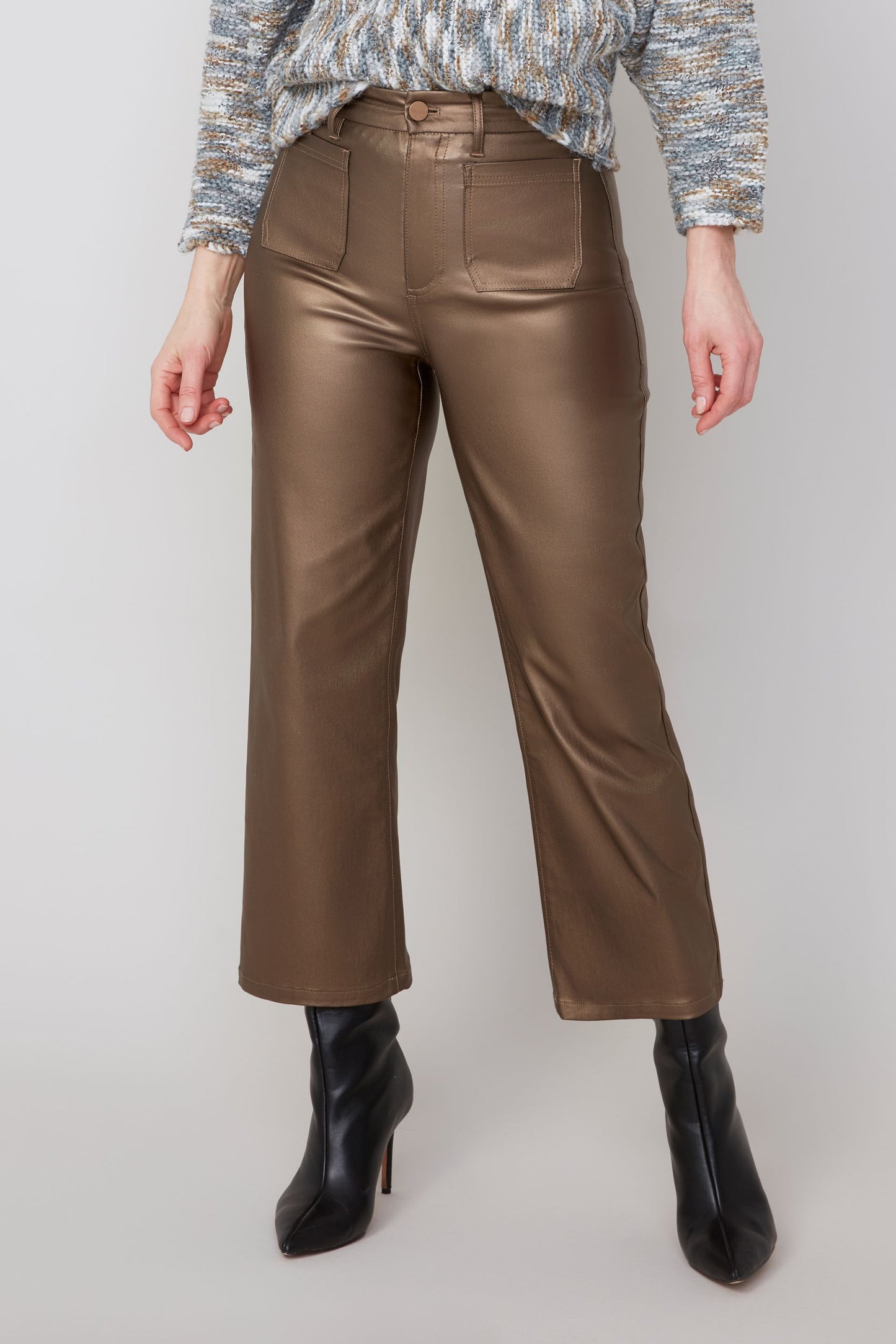 Waxed Stretch Pant - Copper
