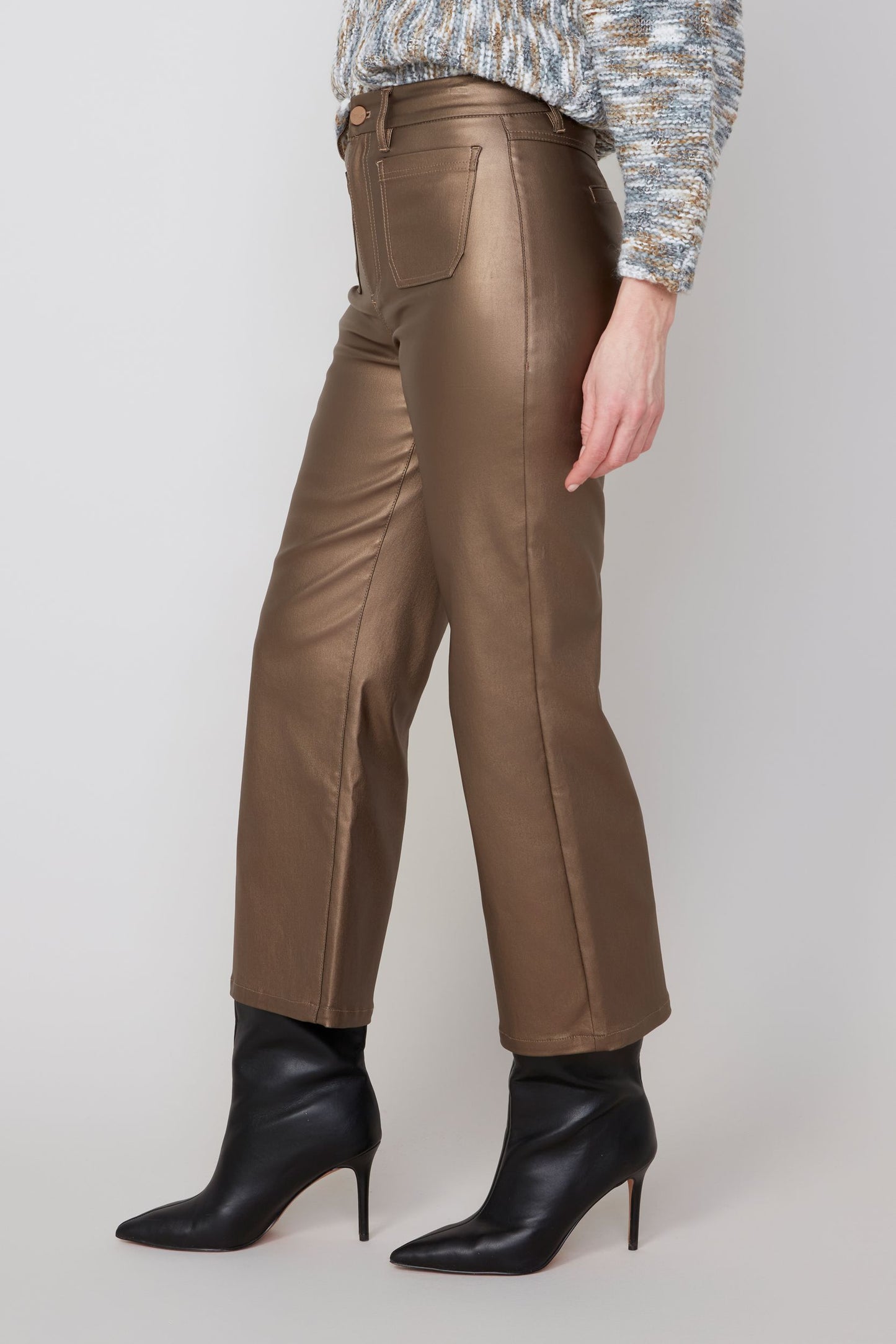Waxed Stretch Pant - Copper