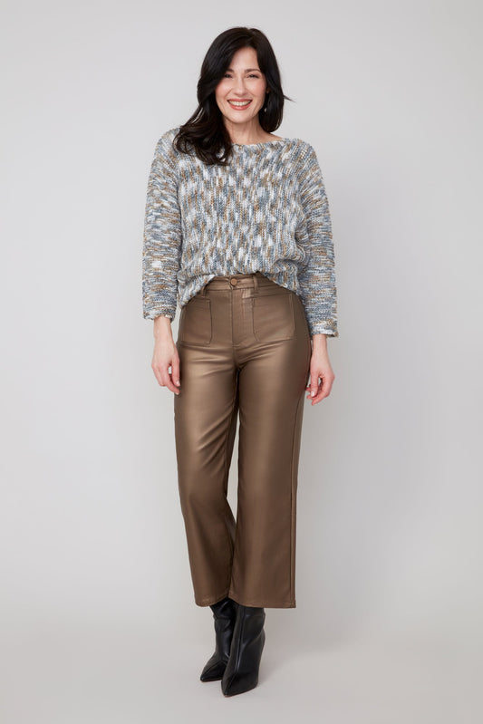 Waxed Stretch Pant - Copper