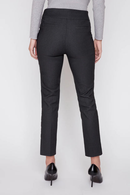 Layla Cropped Straight Pant - Carbon