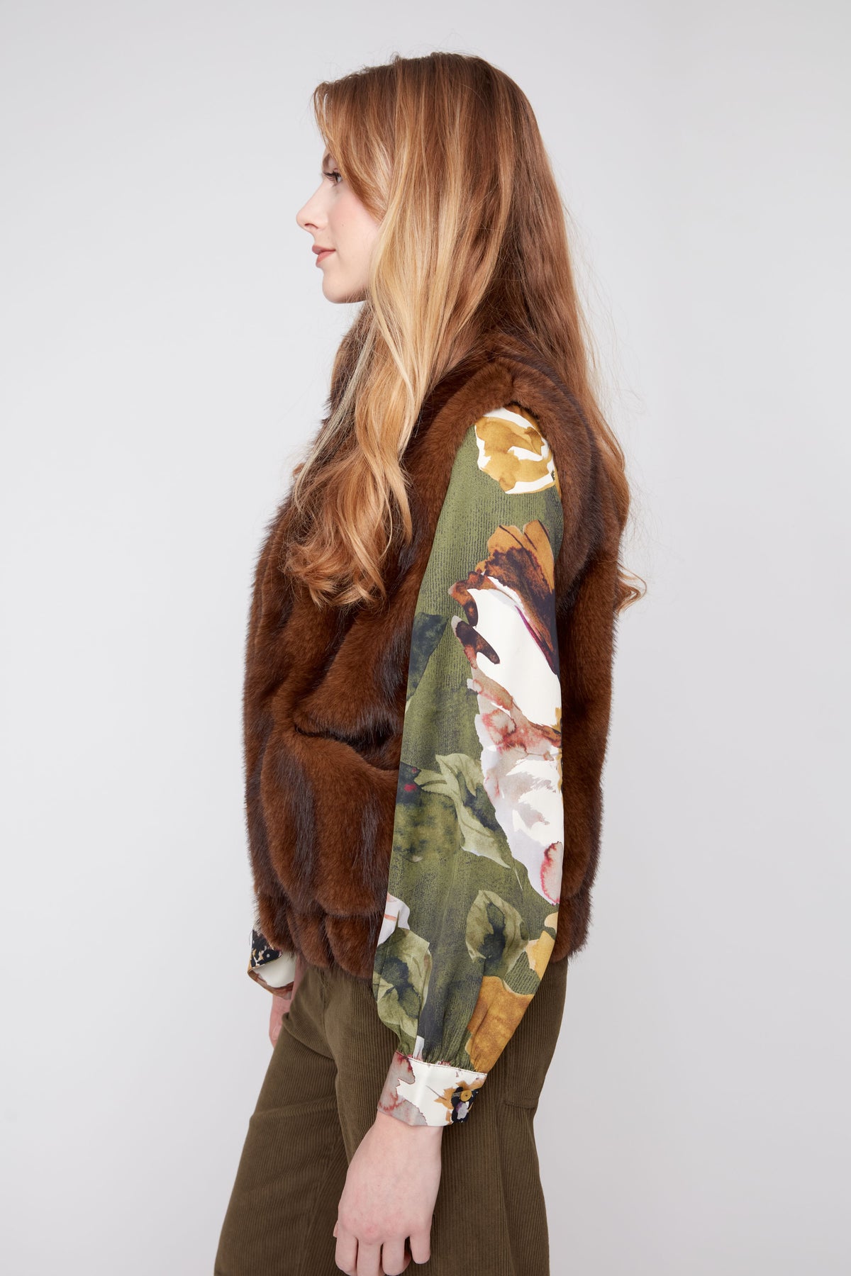 Faux Fur Vest - Mink