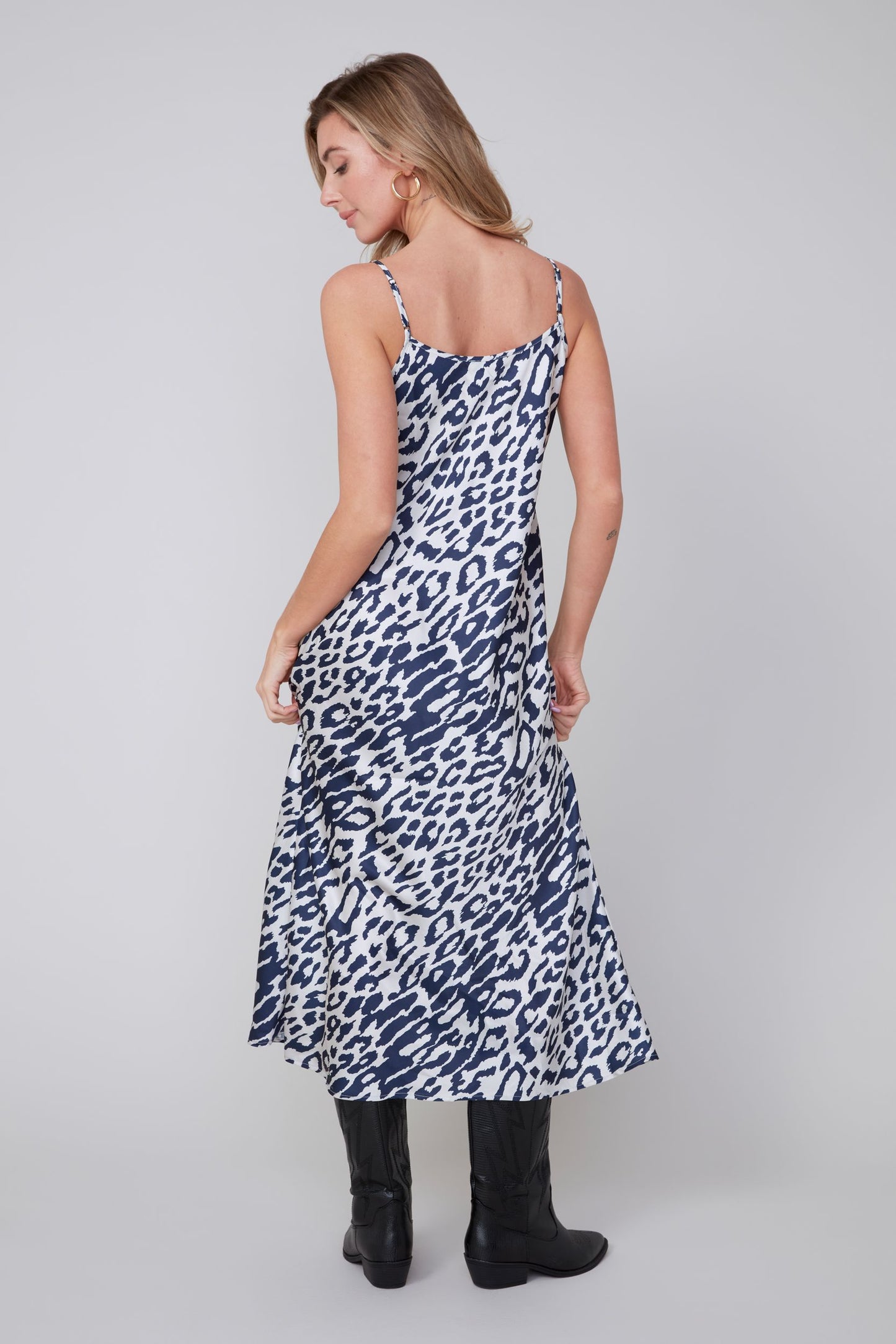 Cheetah Print Dress - Oyster Combo