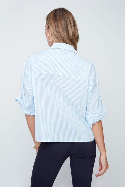 Classic Stripes Top - Chambray Combo