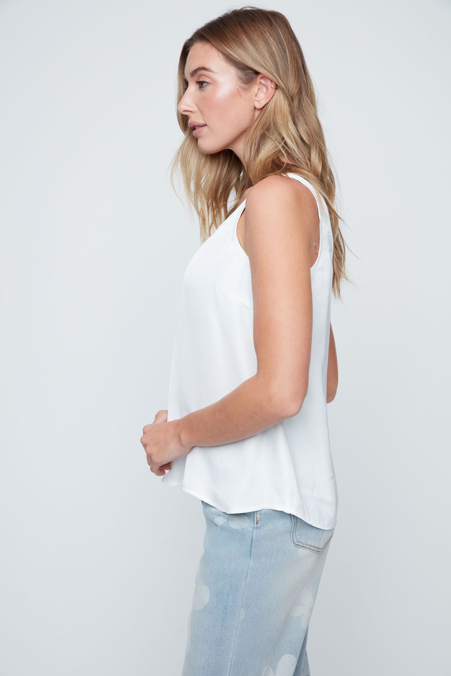 Luxe Tank Top - Creme