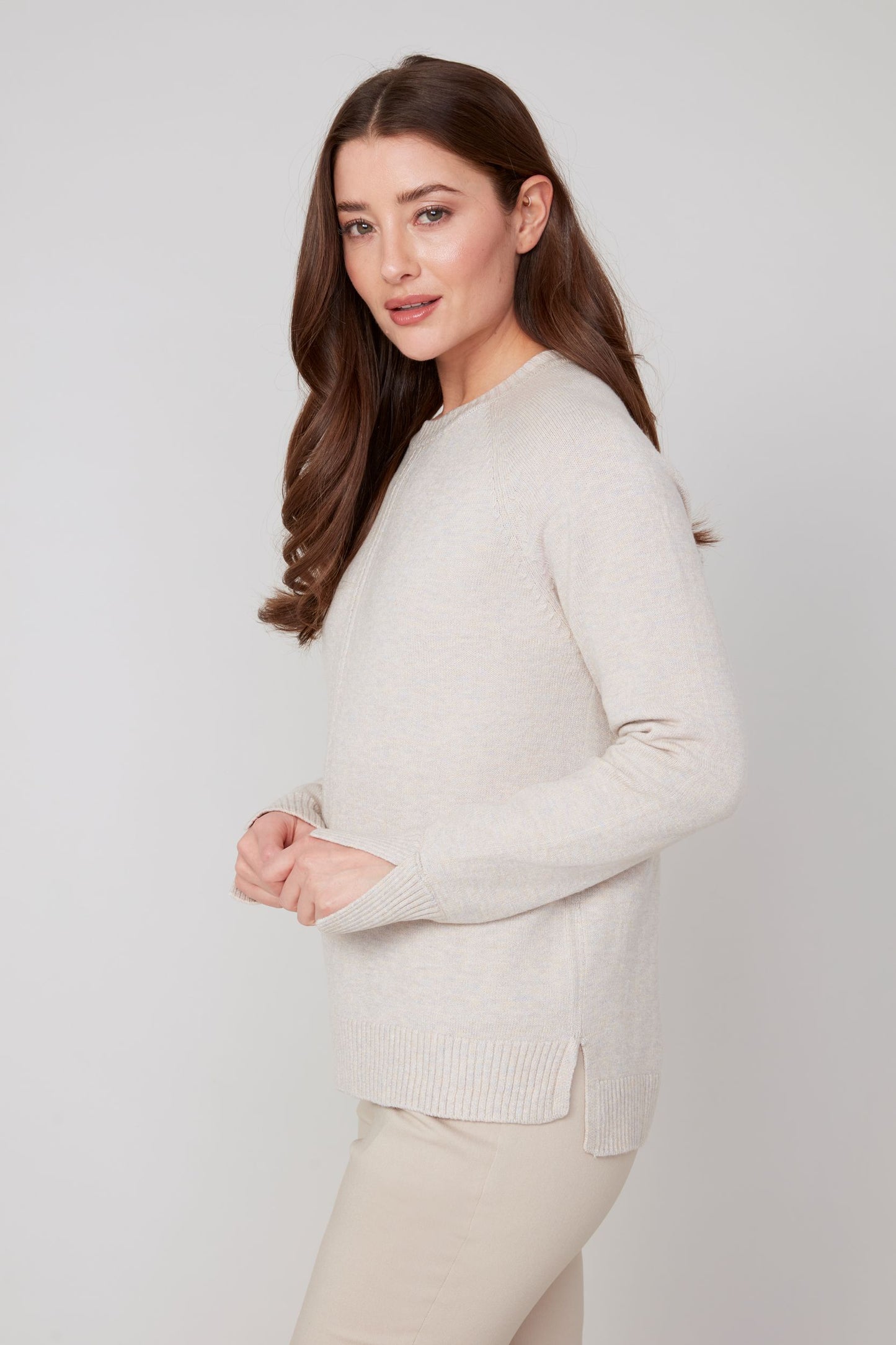 Roy Sweater - Heather Oyster