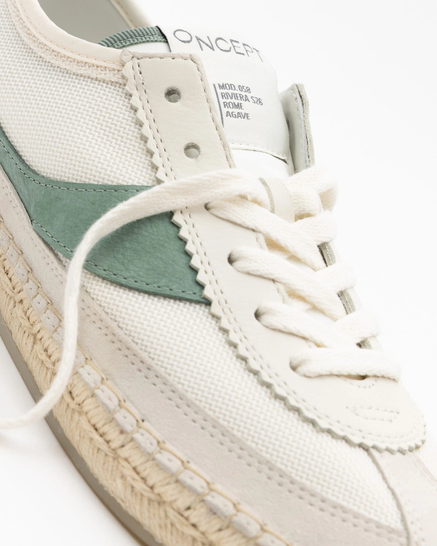 Rome Canvas Espadrille Sneaker - Agave