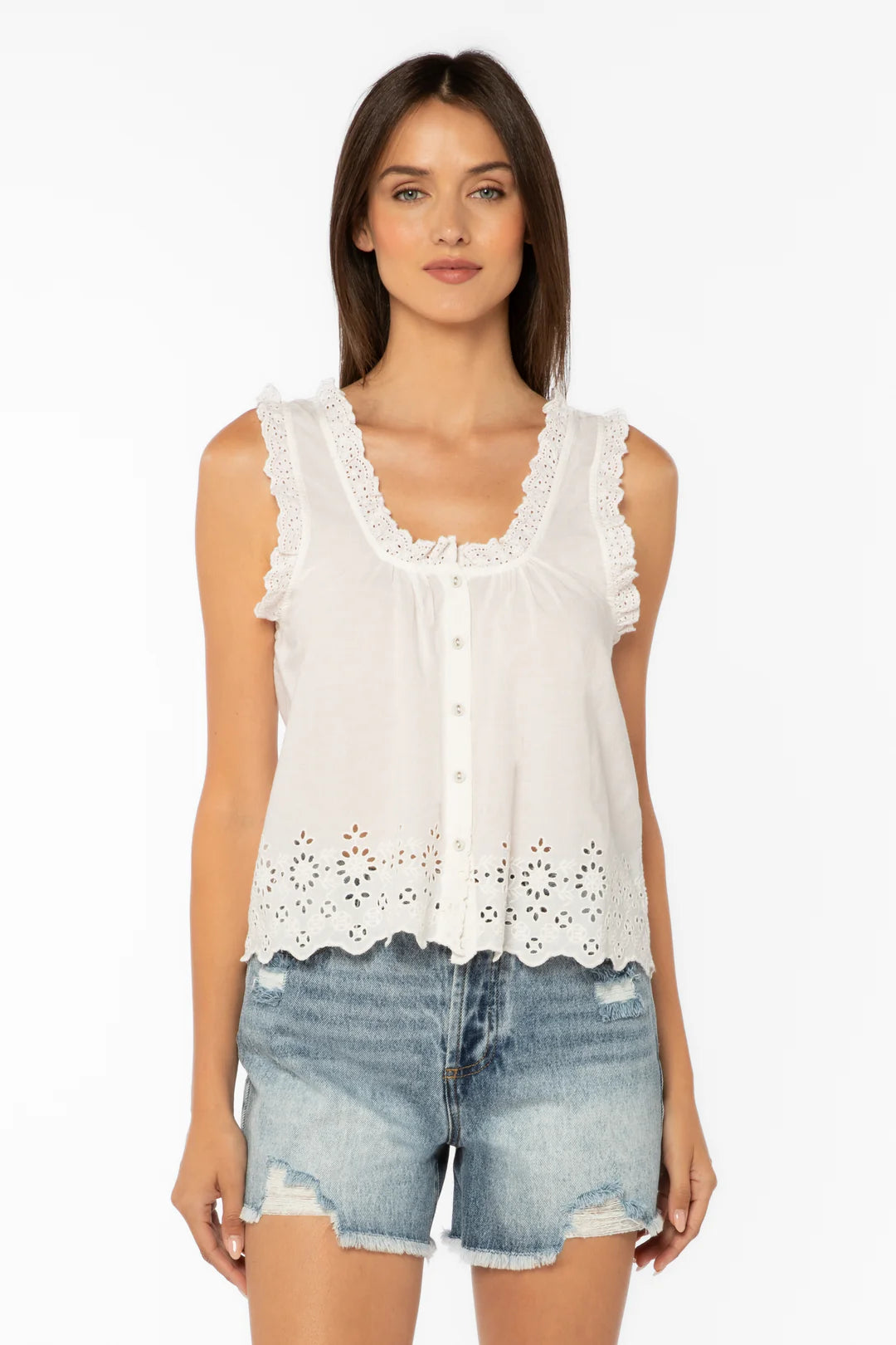 Rosabel Tank Top - Optic White