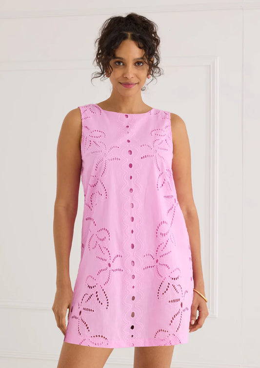 Rosa Dress - Pink Lily Garden Eyelet