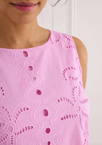 Rosa Dress - Pink Lily Garden Eyelet