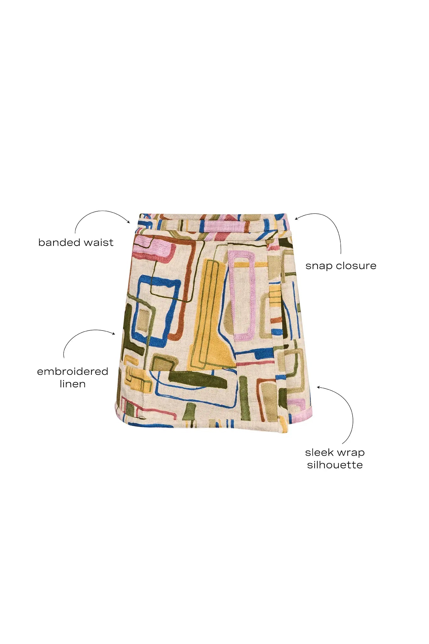 Powell Skirt - Montauk Tapestry