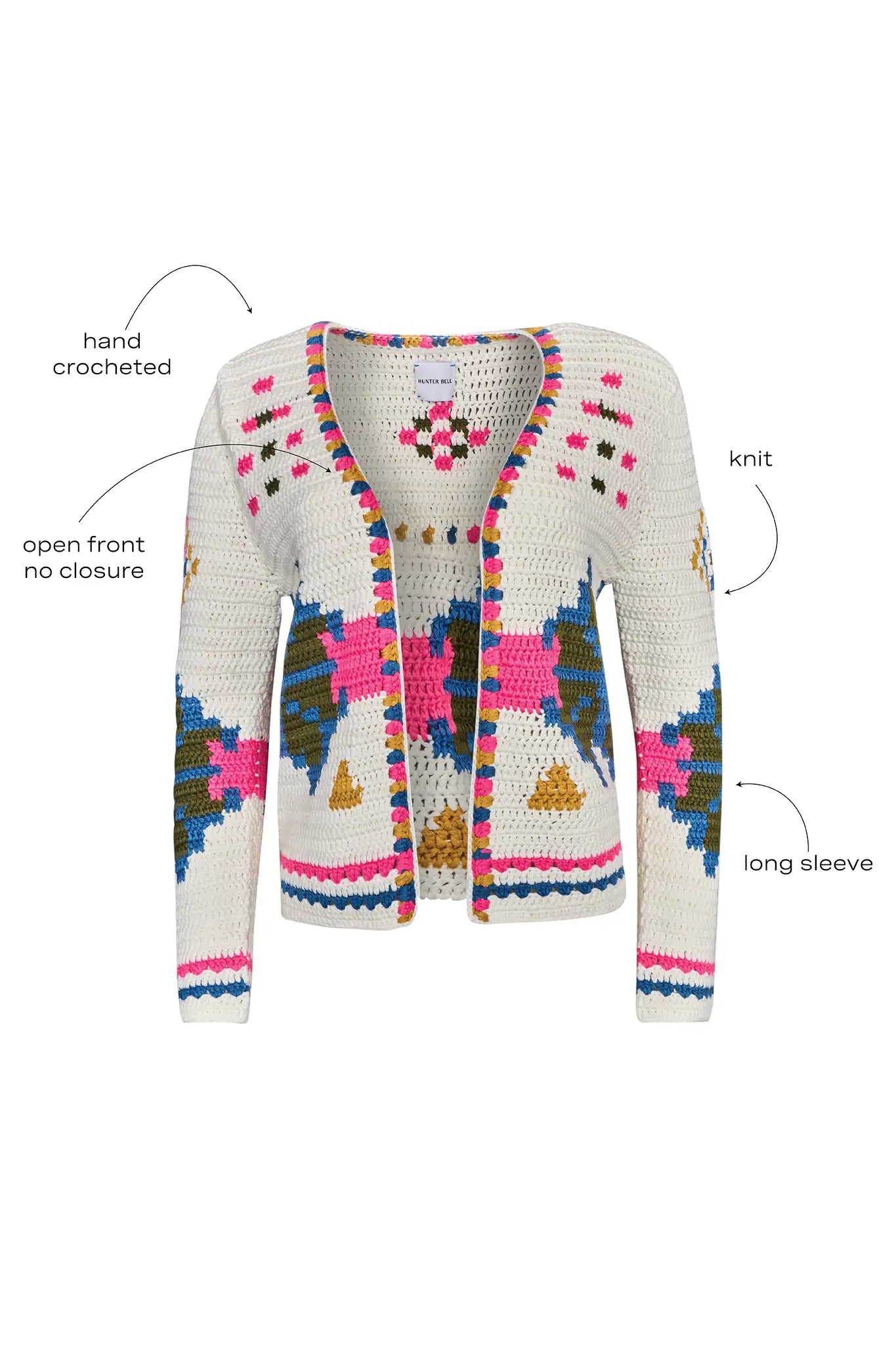Callen Cardigan - Pink Multi