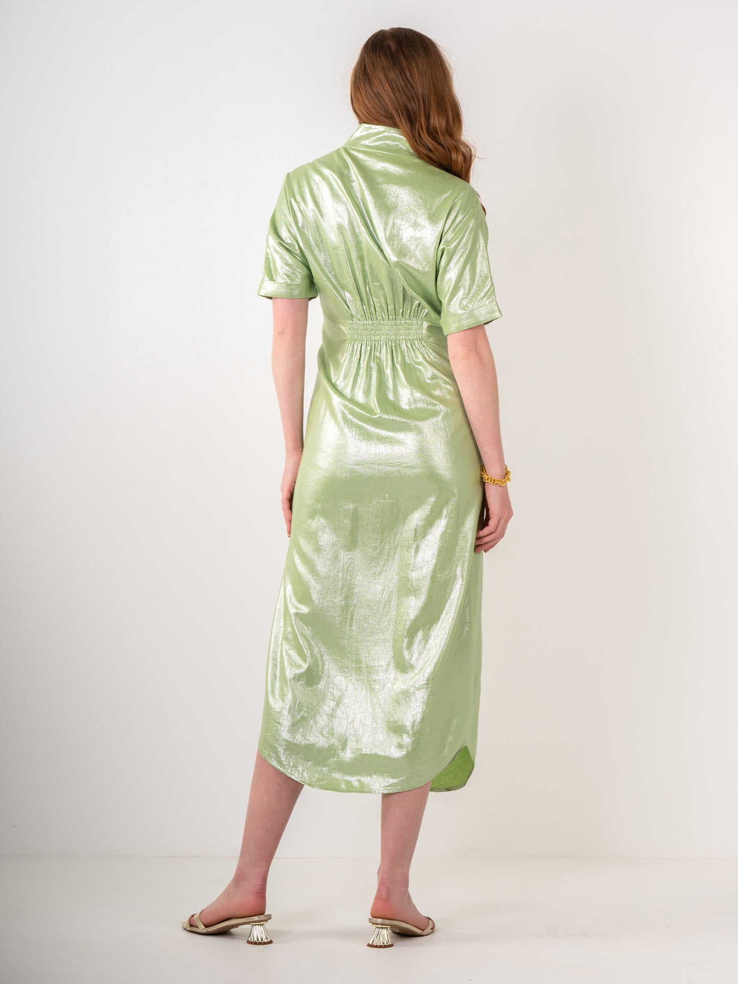 Emily McCarthy Georgia Dress - Opal Green