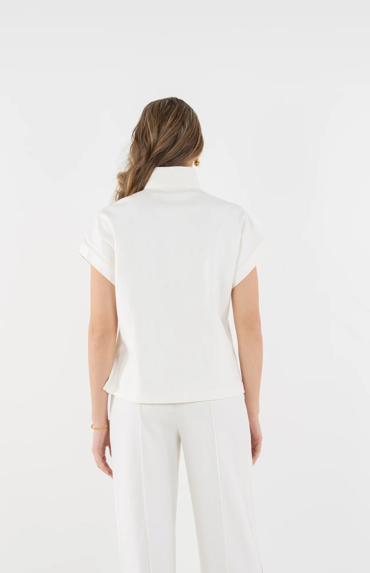 Poppy Pullover Top - Gardenia Denim