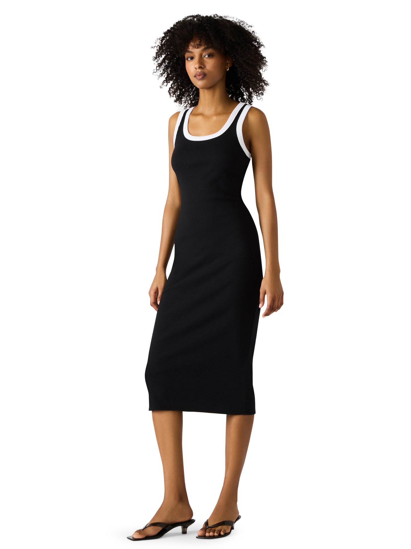 Azalea Dress - Black/White