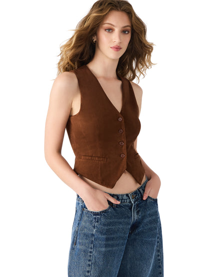 Barrett Top - Chicory Coffee