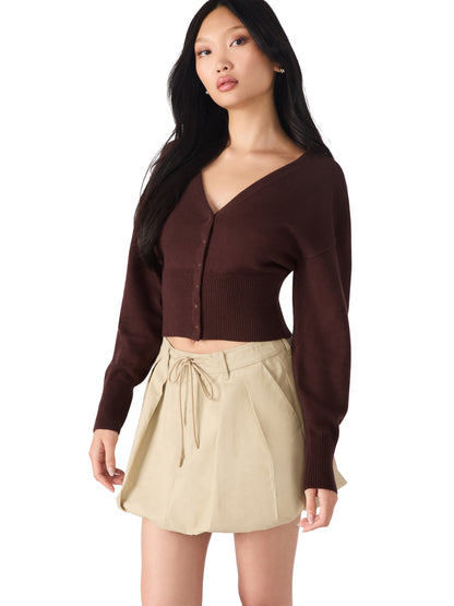 Lauryn Cardigan - Chocolate