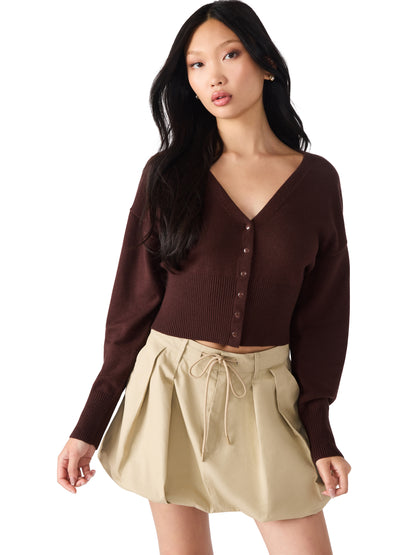 Lauryn Cardigan - Chocolate