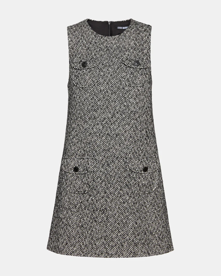 Louie Dress - Black/White