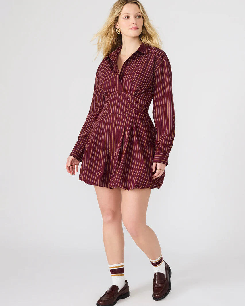 Arielle Dress - Wine