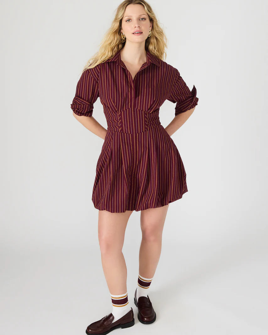 Arielle Dress - Wine
