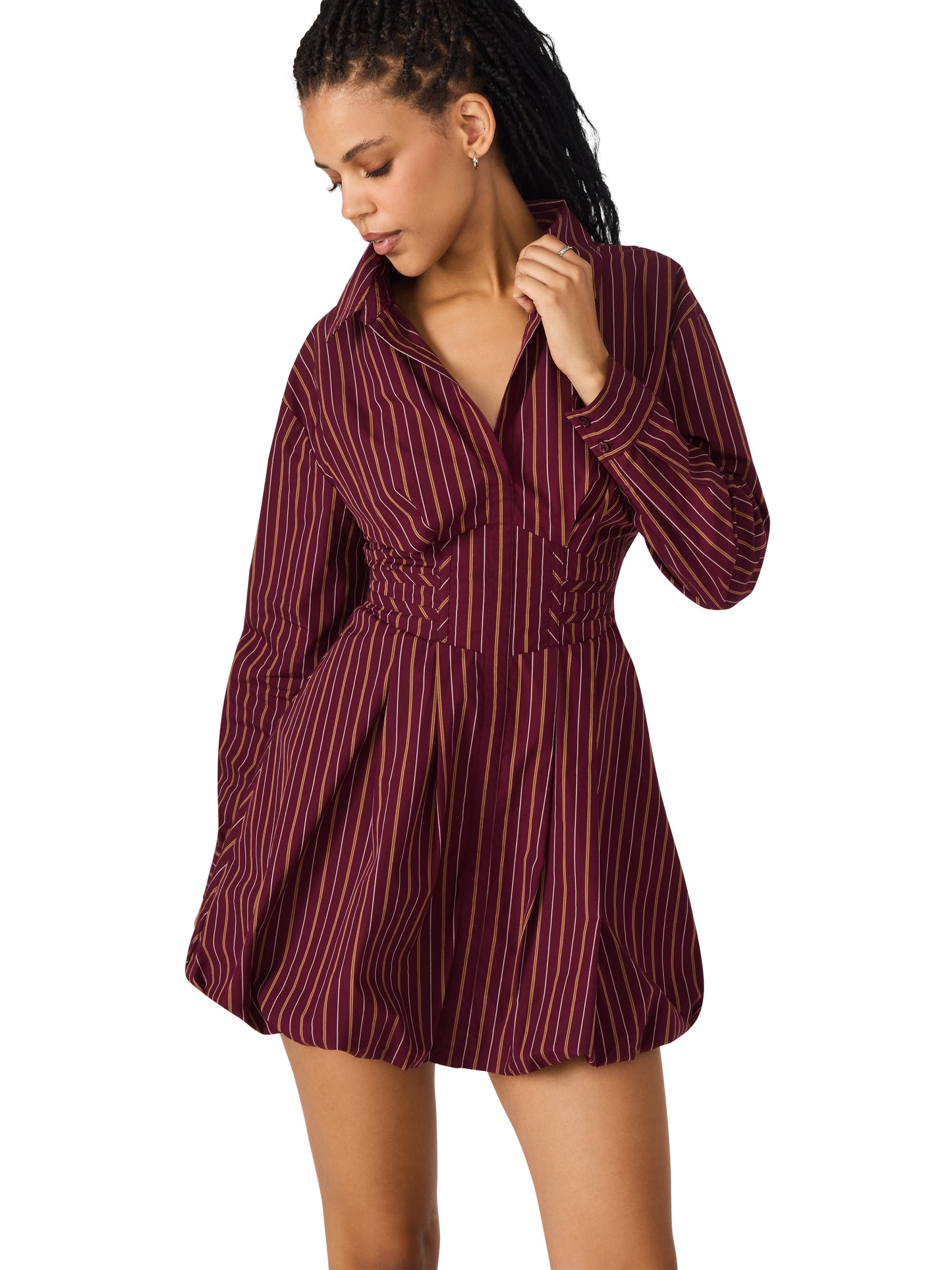 Arielle Dress - Wine