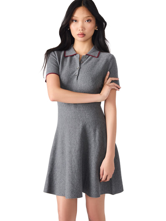 Kristin Sweater Dress - Charcoal Grey