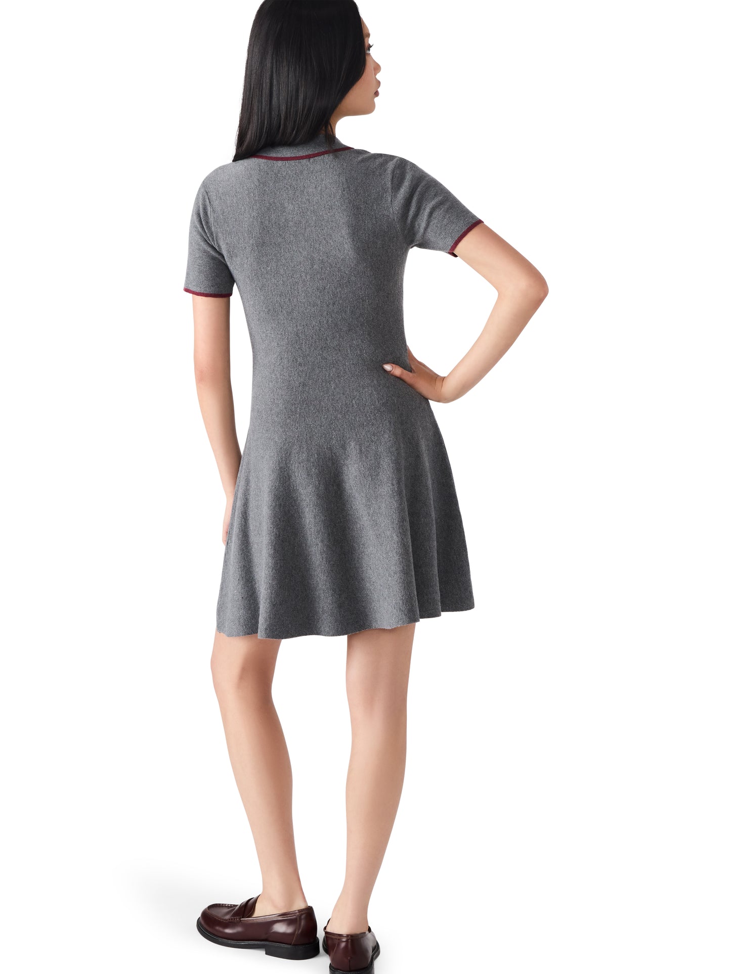 Kristin Sweater Dress - Charcoal Grey
