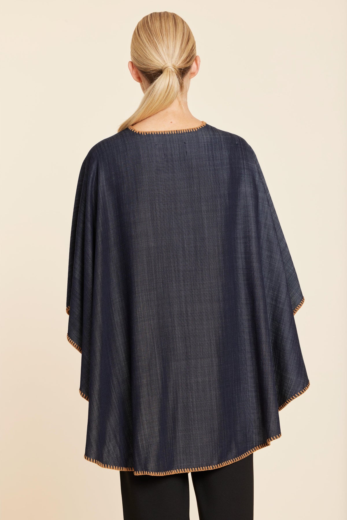 Whipstitch Wrap - Denim
