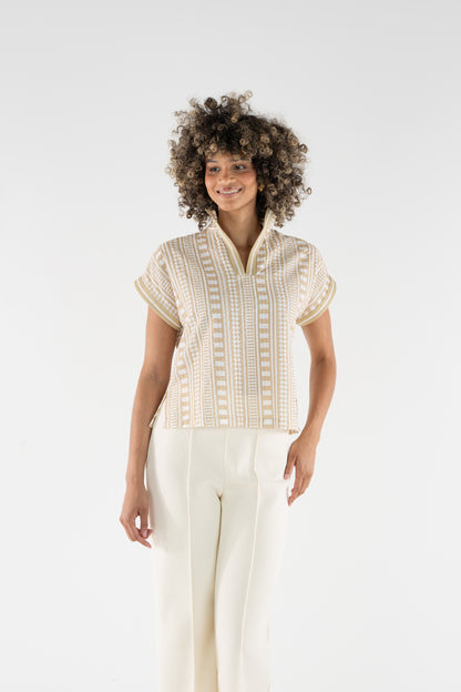 Riviera Top - Piazza Stripe