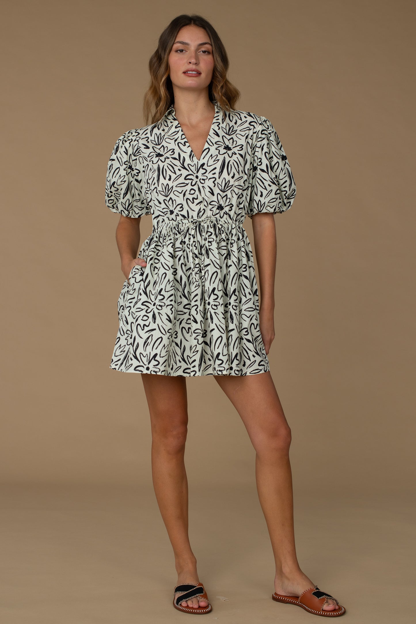 Elizabeth James The Label Daphne Dress - Scribble