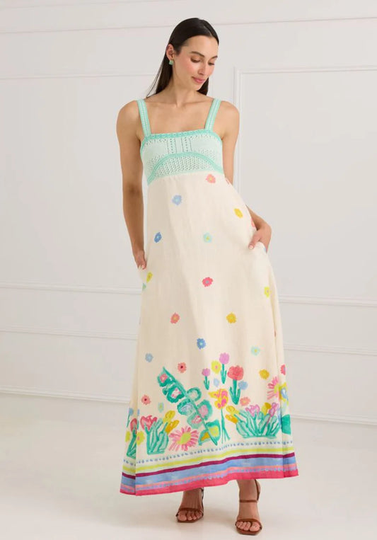 Lavinia Dress - Secret Garden Print