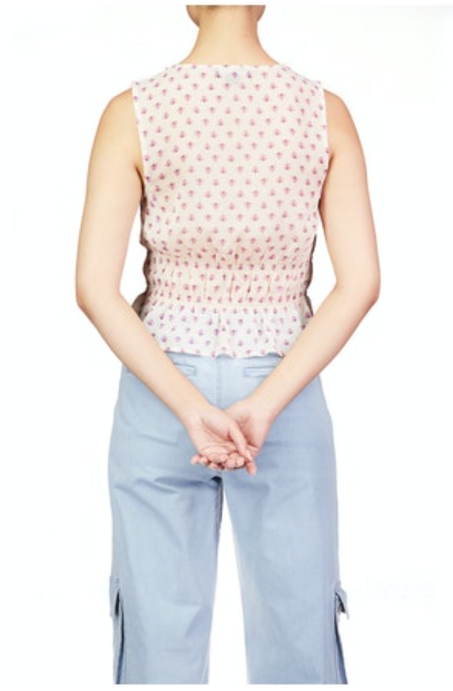 Feather Weight Button Up Top - Lilac Crest