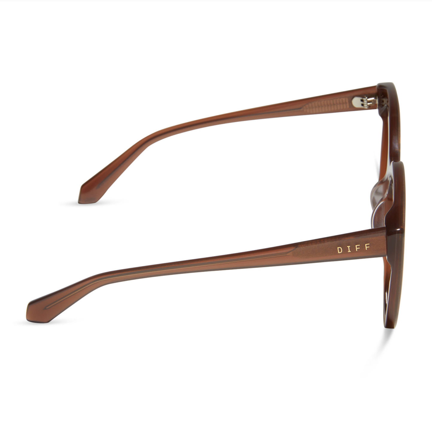 DIFF Eyewear - Gjelina - Macchiato Brown Flash Sunglasses