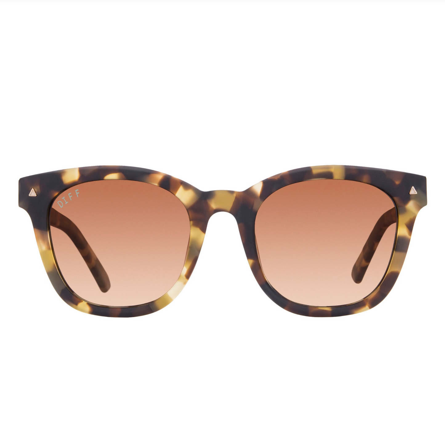 DIFF Eyewear - Ryder - Matte Moss Havana Brown Gradient Polarized Sunglasses