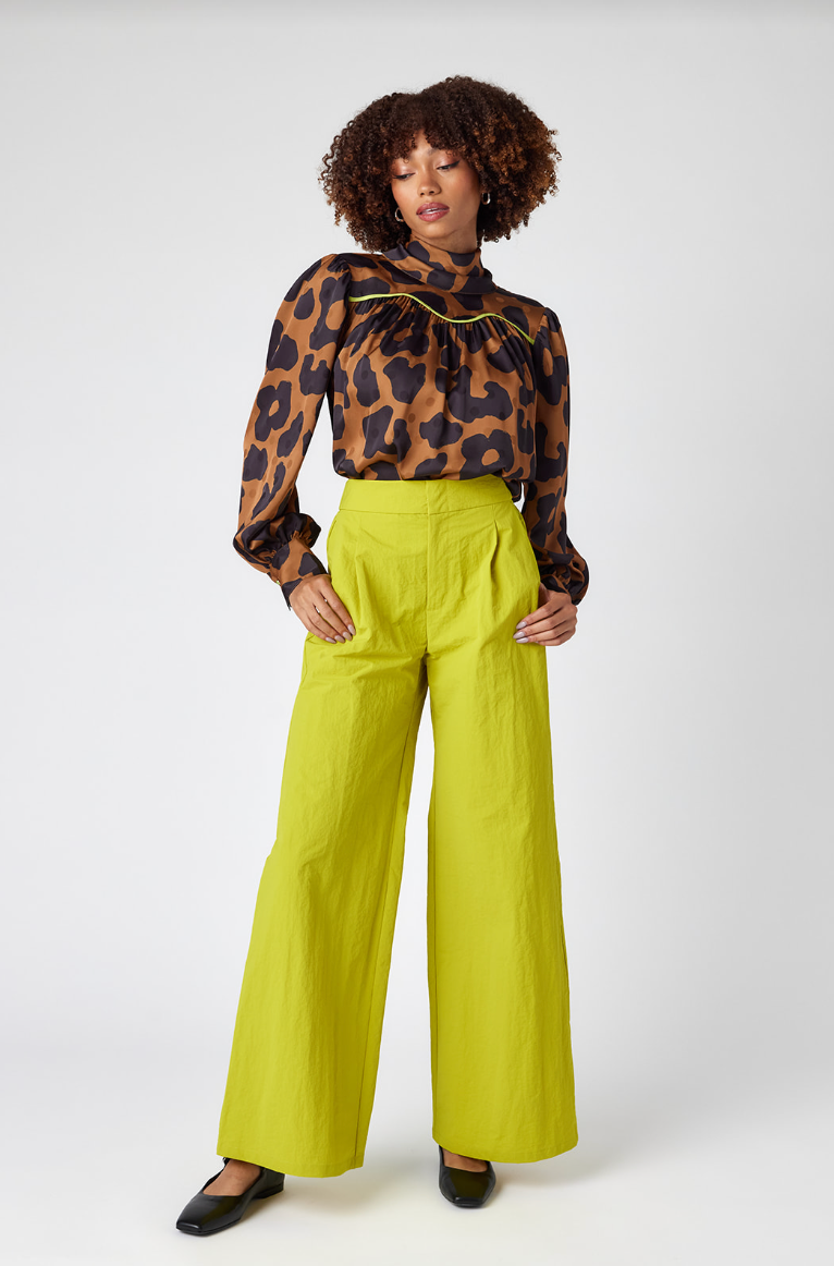 Crosby Cora Trouser - Chartreuse