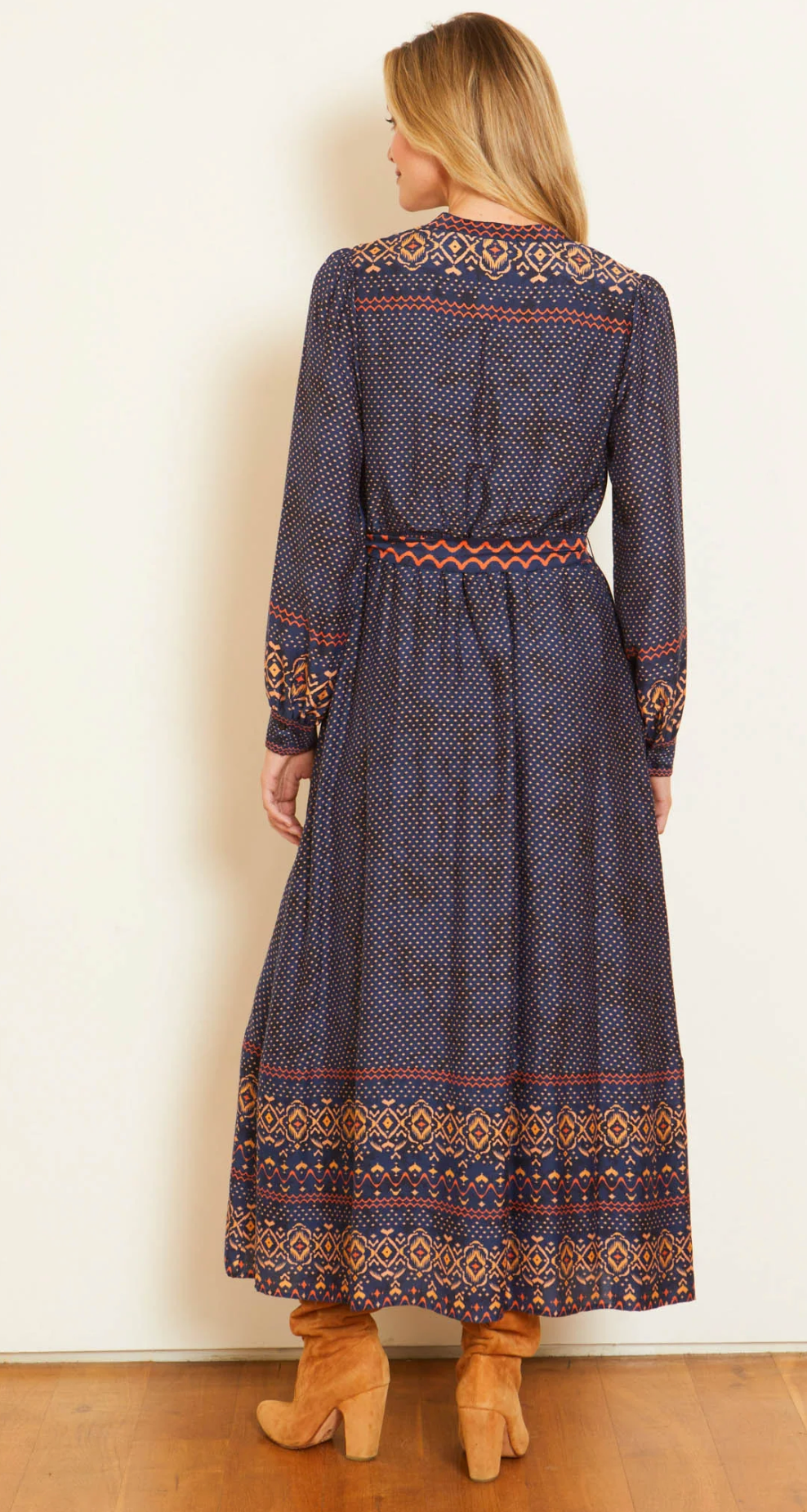 Caballero Michelle Dress - Indigo Batik