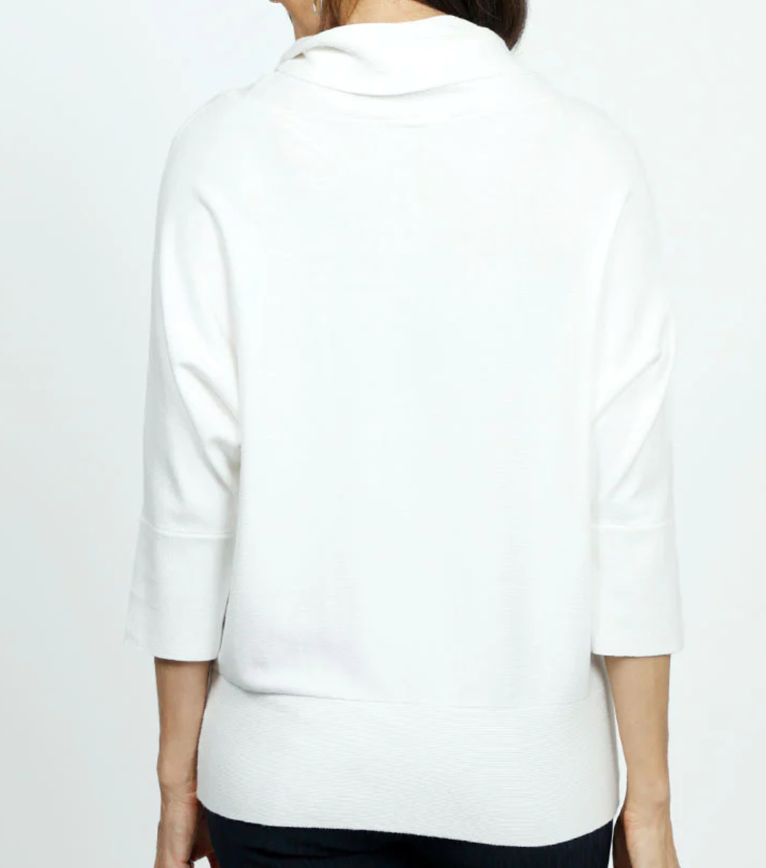 Cowl Neck Sweater - Winter White