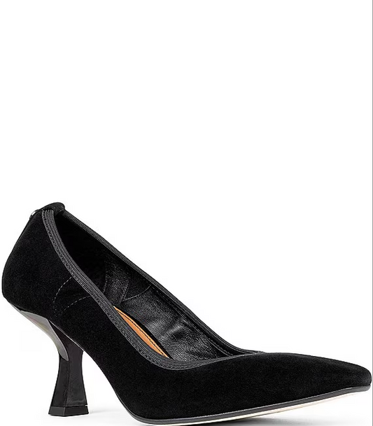 Donald Pliner Bernice High Heel Pump - Black Suede