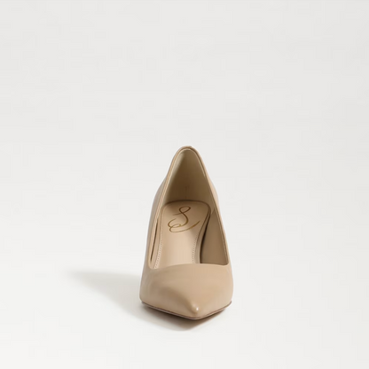 Sam Edelman Vienna Pointed Toe Heel - Soft Beige Leather
