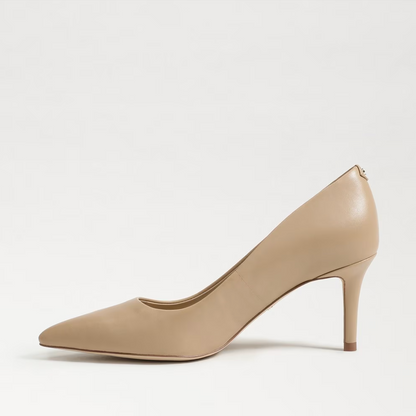 Sam Edelman Vienna Pointed Toe Heel - Soft Beige Leather