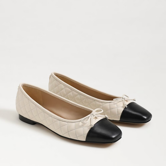 Sam Edelman Marilyn Ballet Flat - Modern Ivory / Black